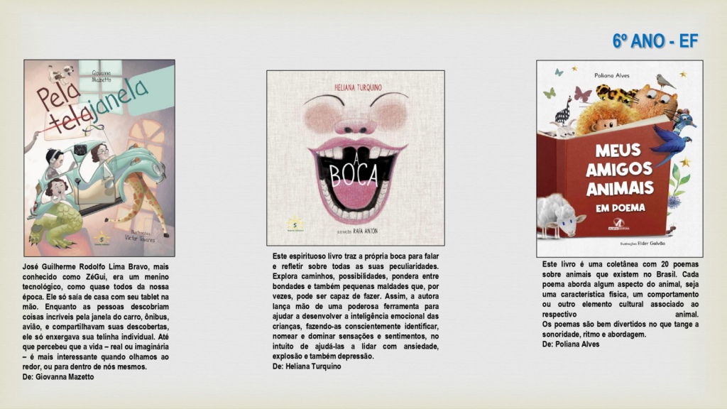 Projeto Literatura: uma janela aberta para o saber